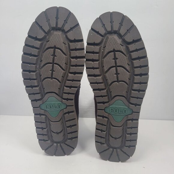 Polo Ralph Lauren Willingcott Men's Brown Leather Lace-Up Boots 14323 US Size 8D - Picture 10 of 11